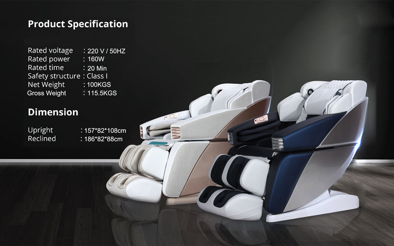 Cnpromass Massage Chair Specifications